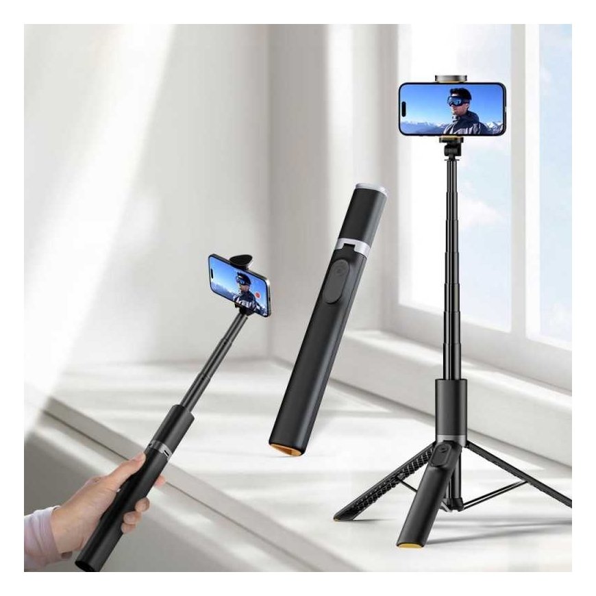Case Tech-Protect Selfie Stick Tripod L08S, black – 4