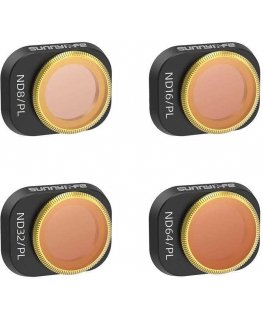 4 Lens Filters ND/PL 8, 16, 32, 64 Sunnylife for DJI MINI 4 PRO