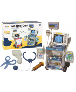 Lean Toys Set Of Little Doctor Stethoscope Light Blue
