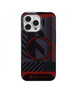 Audi IML Sport MagSafe Case iPhone 13 Pro Max 6.7" czarny|black
