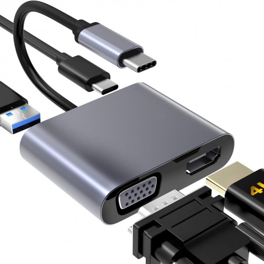 ILike HD5 4in1 Konverteris USB-C uz