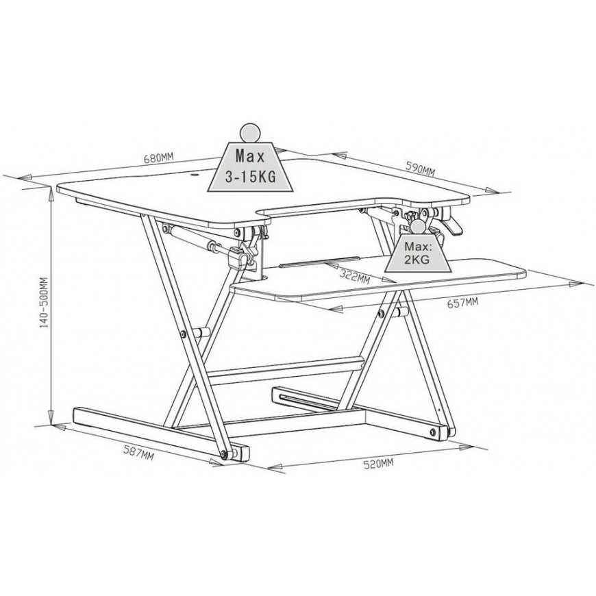 Laikiklis Stalinis stovas Spacetronik SPR-122SB – 4