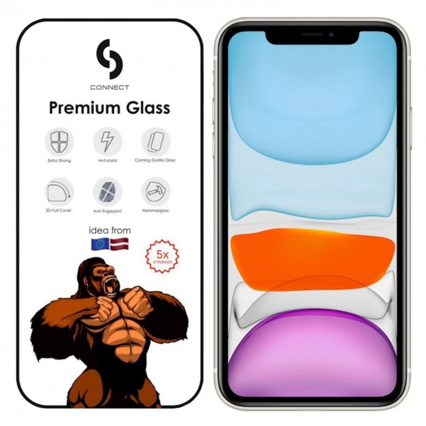 Ühendage Corning Gorilla Ultra Strong 3D klaas Apple iPhone 11 /