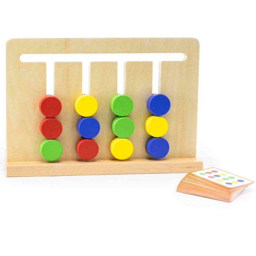 Viga Toys VIGA puzzle game Recreate Montessori colors and shapes – 2