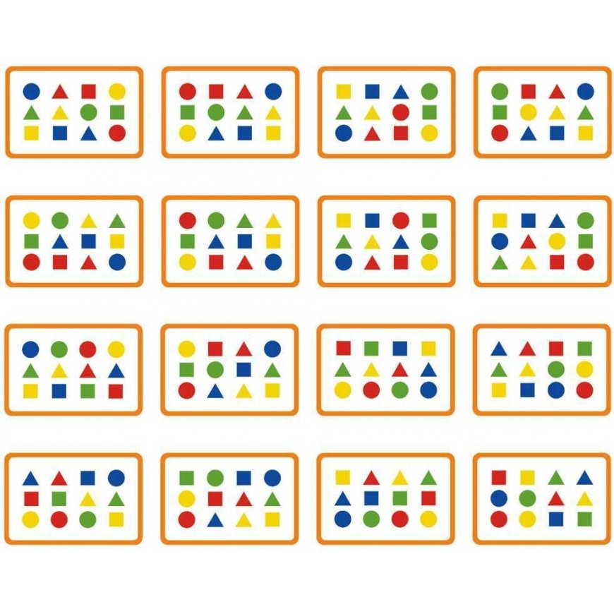 Viga Toys VIGA puzzle game Recreate Montessori colors and shapes – 5