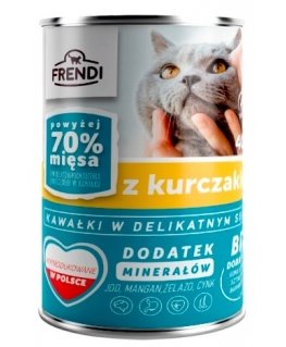 FRENDI with Chicken chunks in delicate sauce - wet cat food - 400g