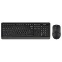 A4Tech A4T Pelė & Klaviatūra Set A4Tech Fstylet FG1012 belaidė Juodas