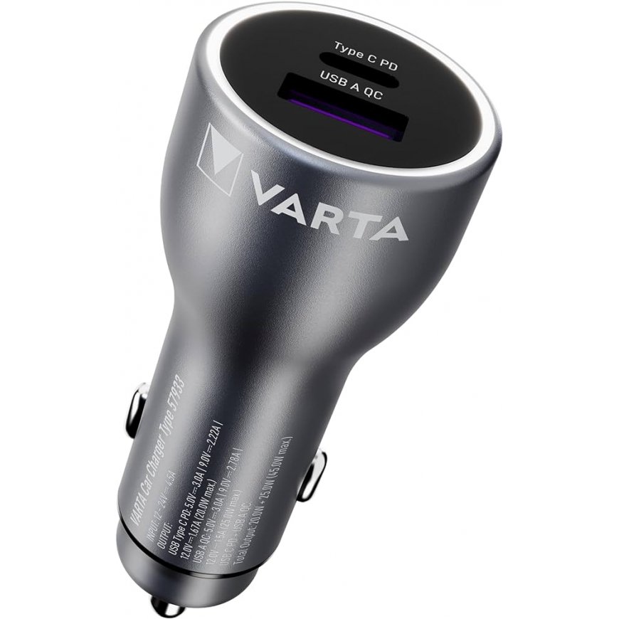 Varta Ladegerät 45W Car Charger 1x