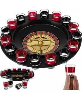 Malatec Party roulette game + glasses 16 pcs