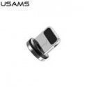 USAMS Adapter magnetyczny lightning bulk srebrny|silver SJ157USB USAMS Adapter magnetyczny lightning bulk srebrny|silver SJ157USB