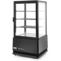 Refrigerator Arktic Refrigerated confectionery showcase, 3 shelves, 68L LED - black Refrigerator Arktic Refrigerated confectionery showcase, 3 shelves, 68L LED - black