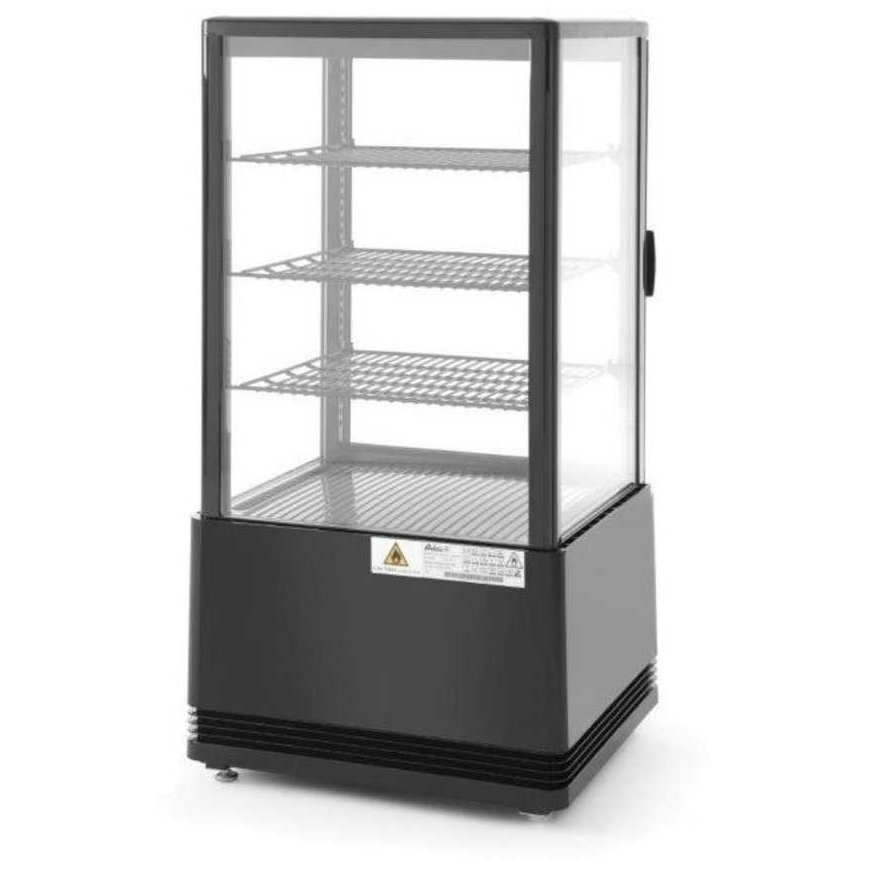Refrigerator Arktic Refrigerated confectionery showcase, 3 shelves, 68L LED - black – 4