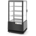 Refrigerator Arktic Refrigerated confectionery showcase, 3 shelves, 68L LED - black Refrigerator Arktic Refrigerated confectionery showcase, 3 shelves, 68L LED - black