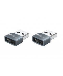 Адаптер GoodConnections USB-A 2.0 USB-C (ST-BU) серый