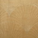 Eurofirany BLINK / 14 Velvet table runner with a large art deco fan pattern, 35X180 cm, color: gold Eurofirany BLINK / 14 Velvet table runner with a large art deco fan pattern, 35X180 cm, color: gold