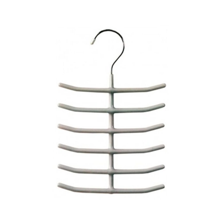 Tie Hanger Steel|Vinyl Non Slip Sliver 16cm silver