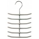 Tie Hanger Steel|Vinyl Non Slip Sliver 16cm silver