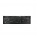 CHERRY KW 9100 SLIM tastatūra RF bezvadu sakari + Bluetooth QWERTZ Vācu Melns CHERRY KW 9100 SLIM tastatūra RF bezvadu sakari + Bluetooth QWERTZ Vācu Melns