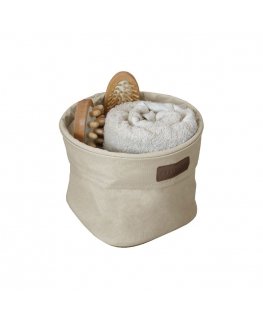 Fabric box S 18x18x14cm Ego Ecru