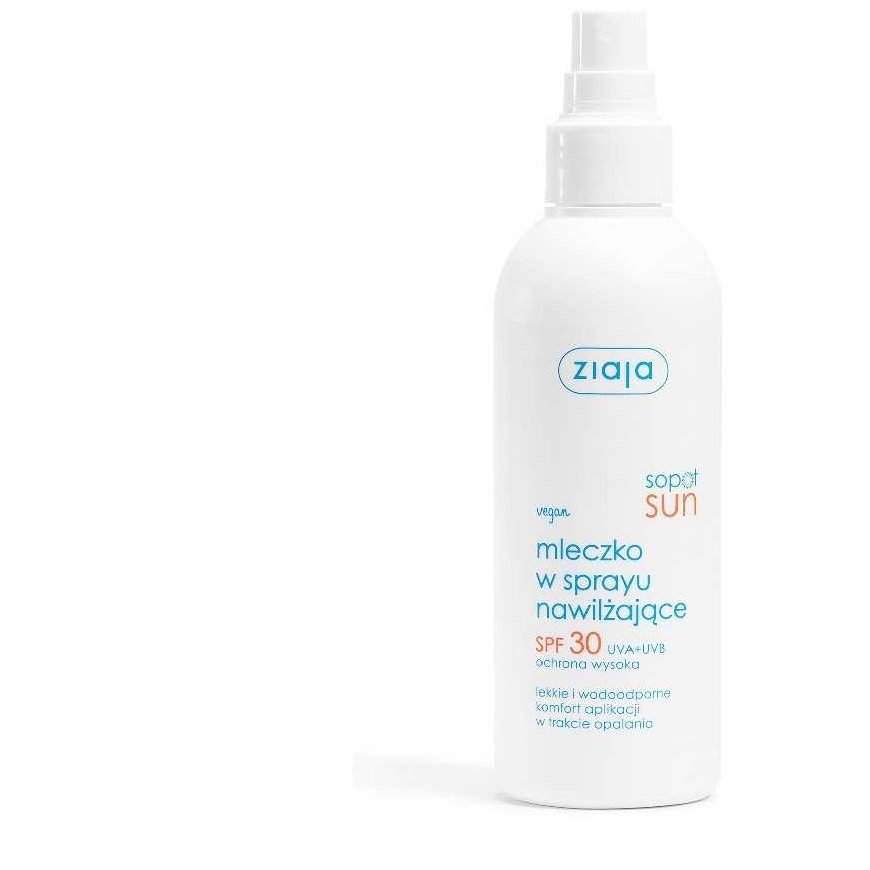 Ziaja Sopot Sun mleczko w sprayu nawilżające do opalania SPF30 170ml