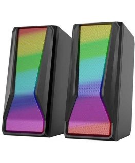 Computer speakers Głośniki komputerowe Marvo łokności SG-274, 2.0, 6W, black, volume control, 150Hz-20kHz, RGB