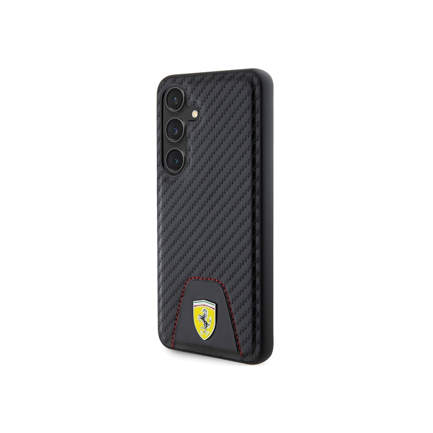 Case Ferrari FEHCS24SN3PUK S24 S921 black/black hardcase Carbon Stitched Bottom – 2