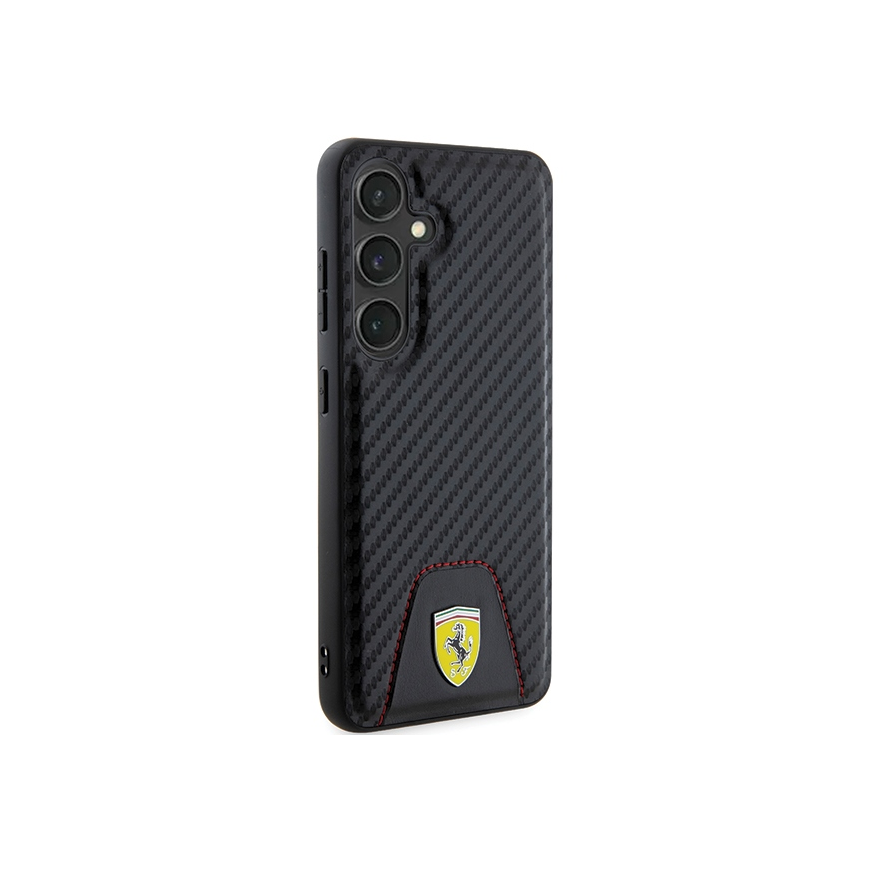 Case Ferrari FEHCS24SN3PUK S24 S921 black/black hardcase Carbon Stitched Bottom – 4