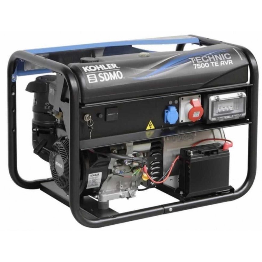 Sdmo Gasoline Kohler Portable Electric Generator KOHLER Technic 7500 TE AVR C5 – 2