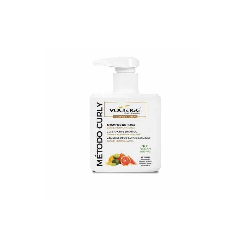 Voltage Cosmetics Rizos Metodo Skirtas garbanotiems plaukams Champú 500ml – 3