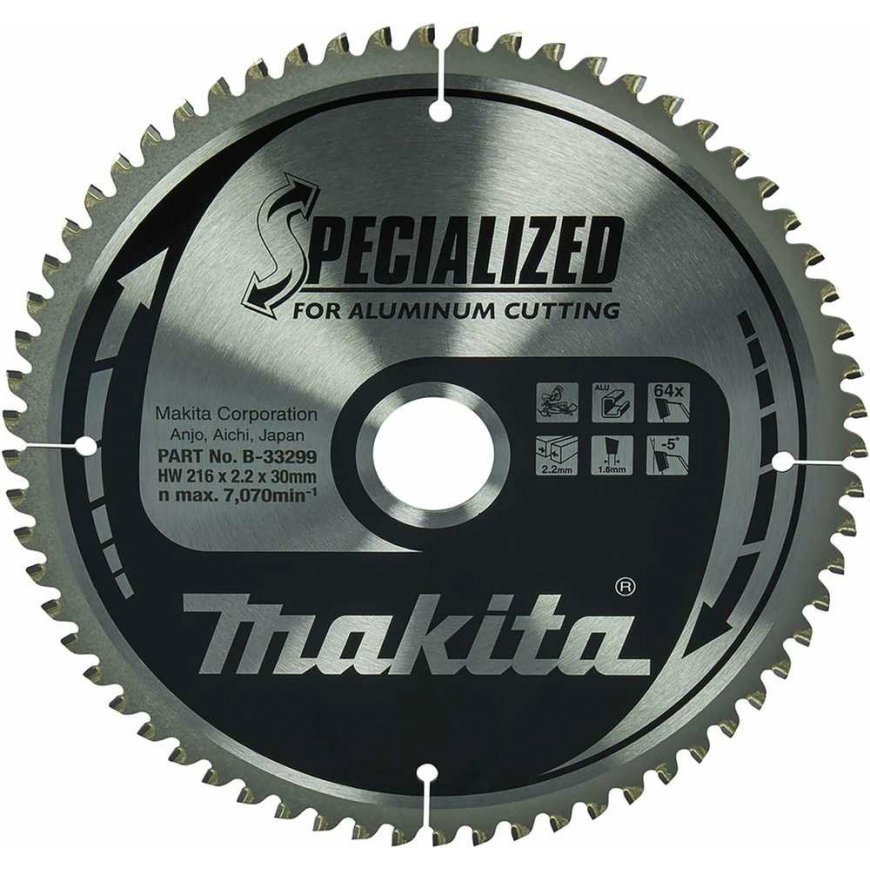 MAKITA PIŁA TARCZOWA 216x30x64z SPECJALIZED ALUMINUM