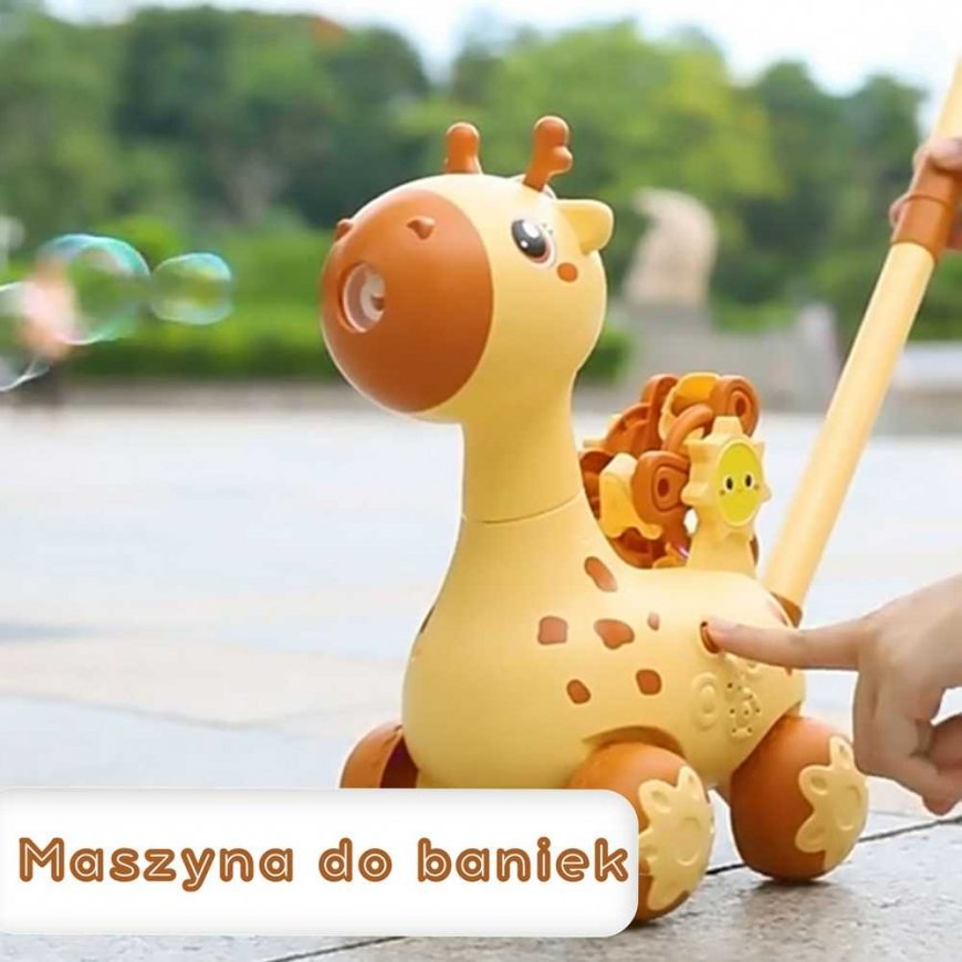 WOOPIE Pchacz Jelonek 2in1 Soap Bubble Machine for Children – 2
