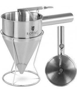 Royal Catering Dozatorius grietinėlės padažams, nerūdijantis plienas, antgalis sk. 8 mm 1,2 l