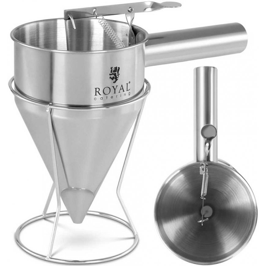 Royal Catering Dozatorius grietinėlės padažams, nerūdijantis plienas, antgalis sk. 8 mm 1,2 l