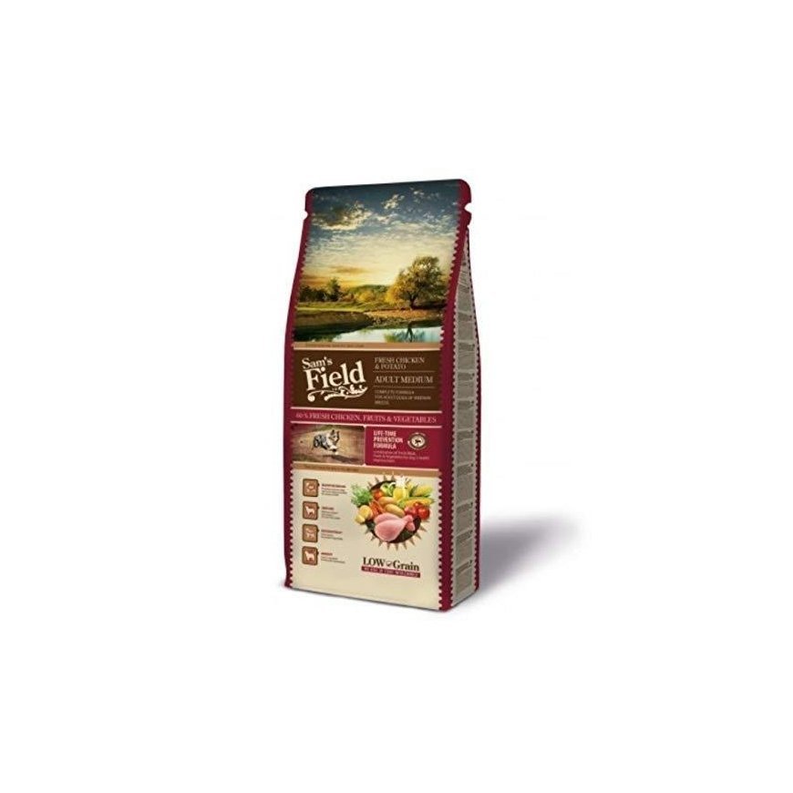 Sam´s Field Dog Fresh with chicken and potatoes ADULT MEDIUM 13kg – 3
