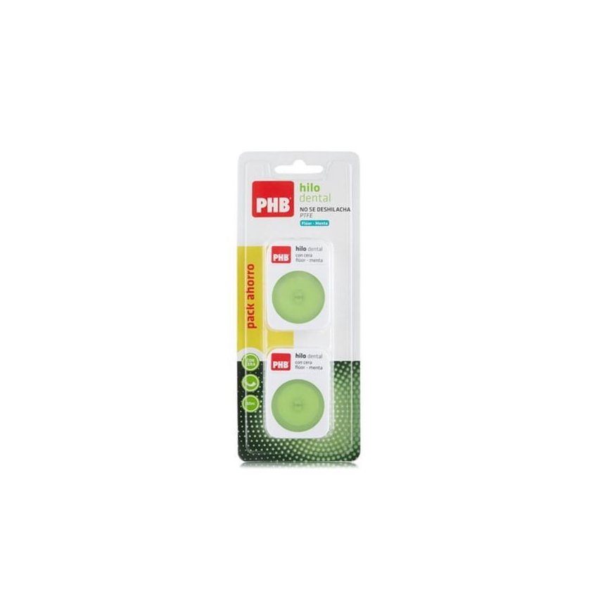 Pbh Phb fluoride and peppermint dental floss 50 m double wax