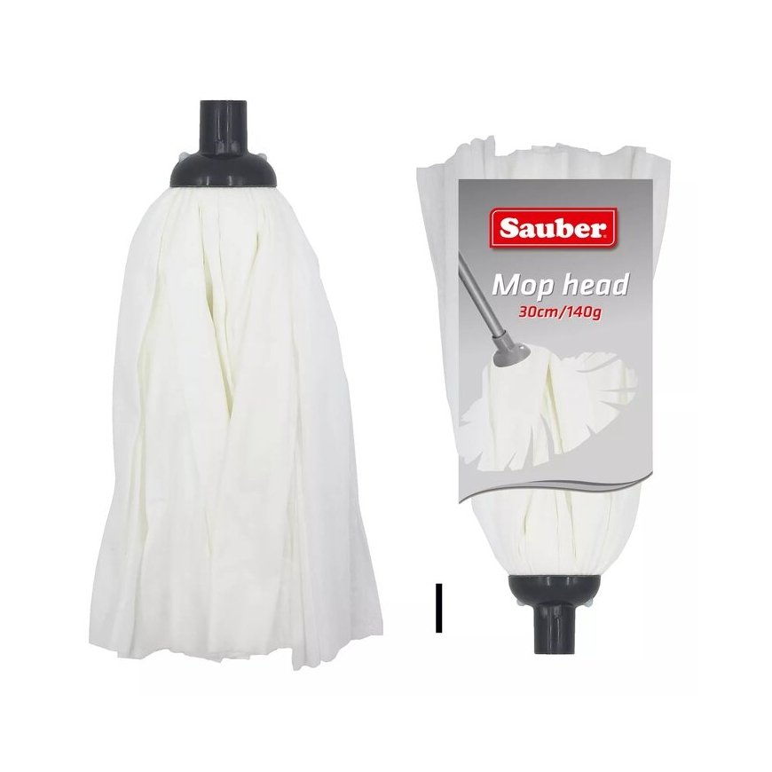 Interchangeable mop head viscose|polyester 140g|30cm