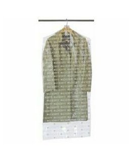 Plastic covers for coats 3 pcs 65x140cm