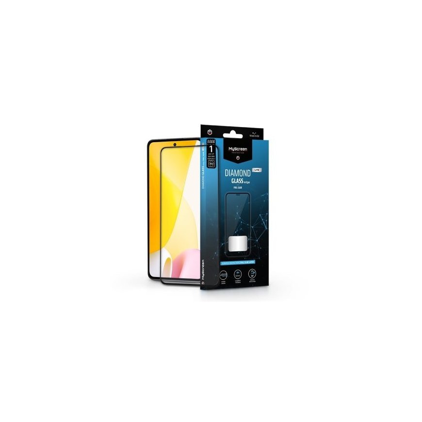 MS Diamond Glass Edge Lite Xiaomi Mi 12 Lite Full Glue Czarny|Ba – 2