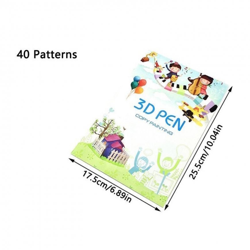 iLike S5 Книга-раскраска для фигурок 3D-печати ручкой 40 фигуры – 4