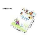 iLike S5 Coloring Book for 3D Printing Pen Figures 40 Figures iLike S5 Coloring Book for 3D Printing Pen Figures 40 Figures