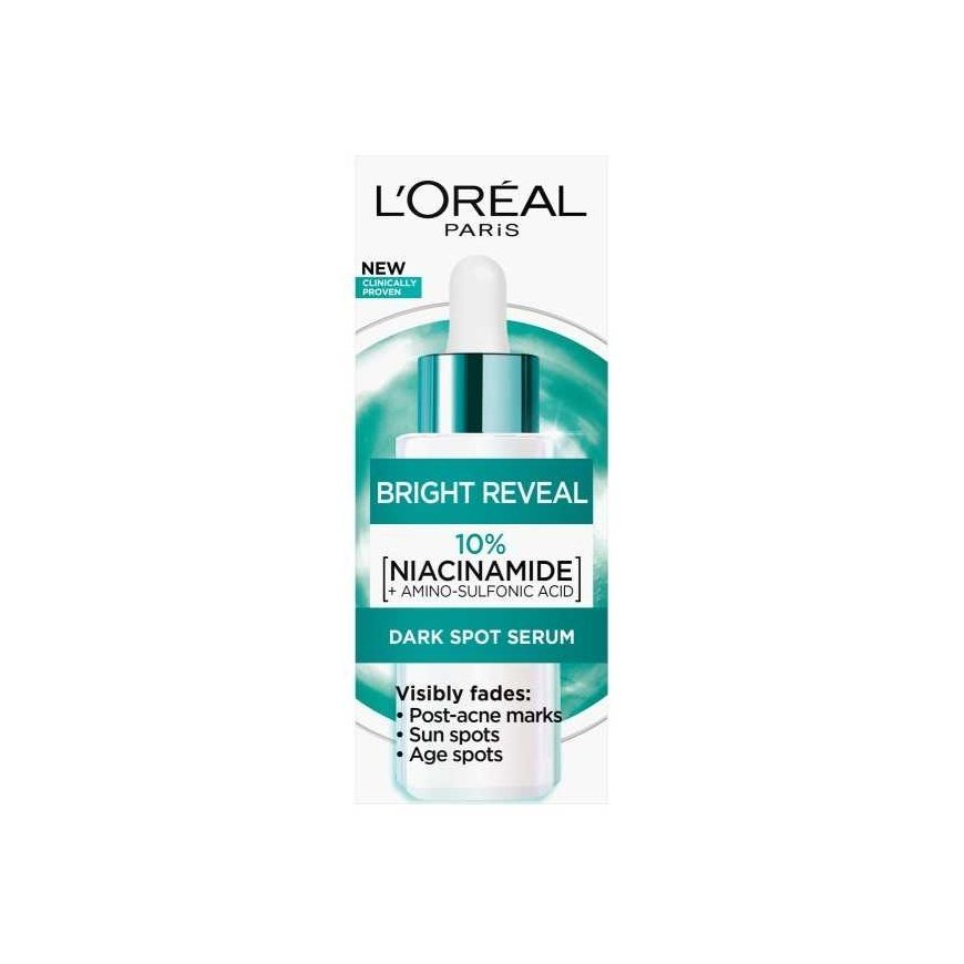 L`Oreal Bright Reveal discoloration reducing serum