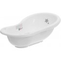 KEEEPER bathtub with stopper STARS, white, 84cm, 18426
