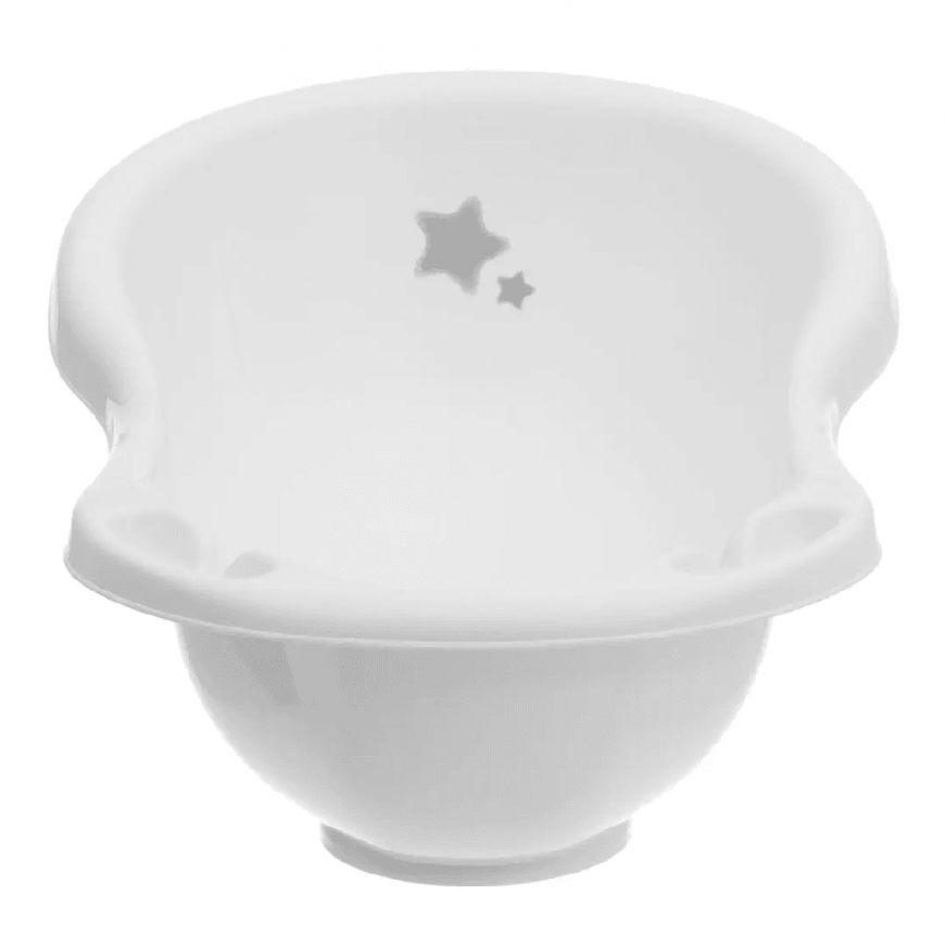 KEEEPER bathtub with stopper STARS, white, 84cm, 18426 – 5