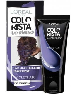 Loreal L'Oreal Paris, Colorista hair makeup, semi-permanent hair dye, VIOLETHAIR, 30 ml for women