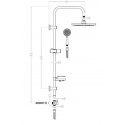 Shower set Invena Corso AU-23-001-C Shower set Invena Corso AU-23-001-C