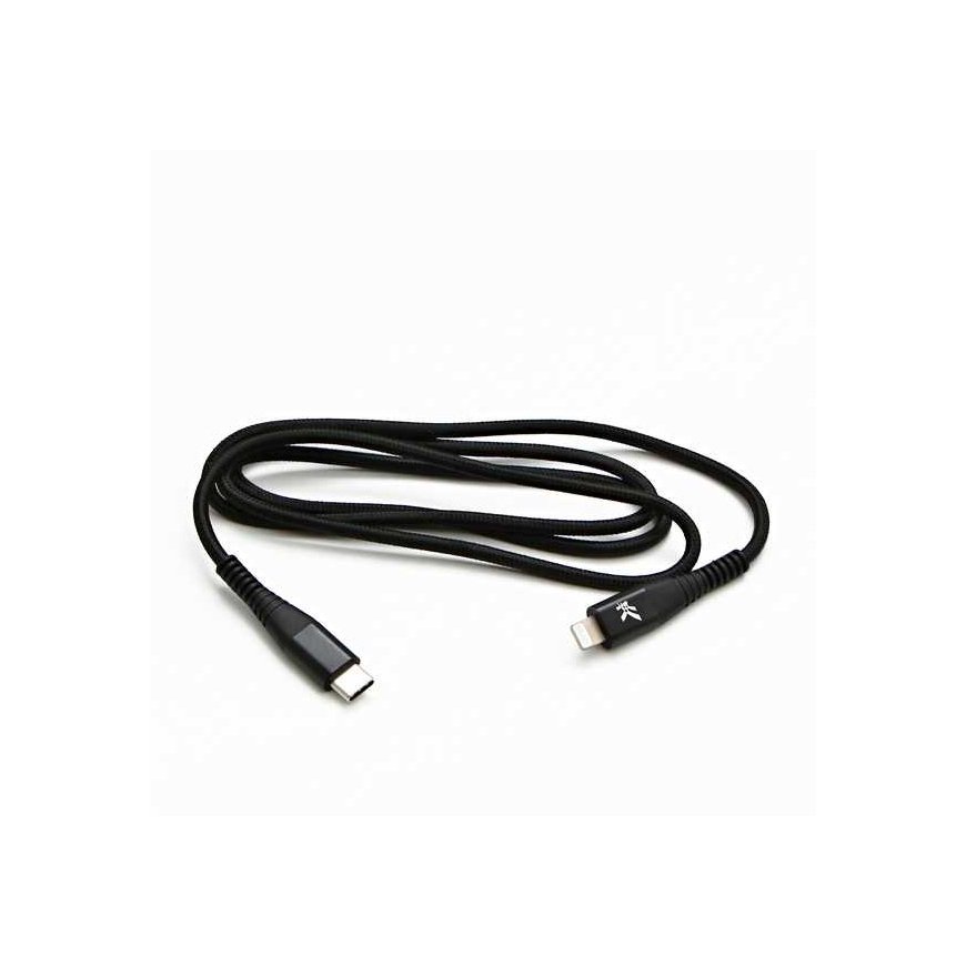 USB cable Logo USB-C - Lightning 1 m Black – 2