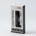 USB laidas Logotipas USB-C - Lightning 1 m Juodas USB laidas Logotipas USB-C - Lightning 1 m Juodas