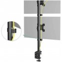 Holder Maclean MC-966 Double Monitorius Mount Screen Holder Double Arm for Computer Monitors, max VESA 100x100, 13-27", 9kg