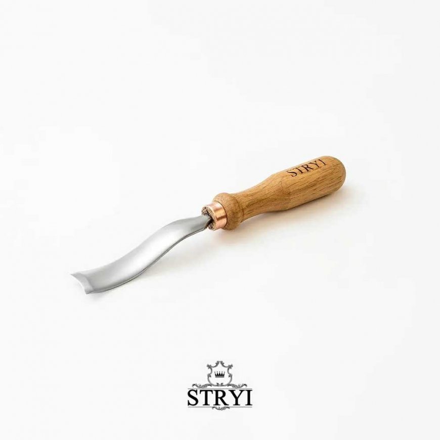 Reverse chisel - kliukarza STRYI Profi 20 mm for wood carving