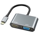 iLike HD4 2in1 Видеоадаптер - Конвертер с USB-C на Hdmi 4K 30Гц